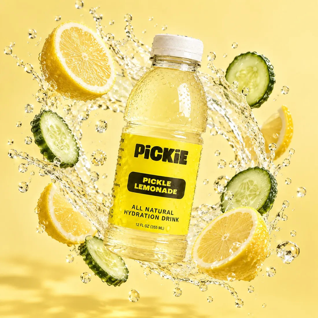 PiCKiE Pickle Lemonade with lemon, cucumber and a splash of water